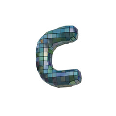 Funny Disco 3D Alphabet or PNG Letters