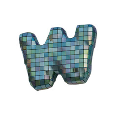 Funny Disco 3D Alphabet or PNG Letters