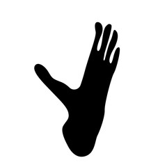 Gorilla footprint illustration
