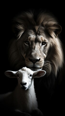 leão e ovelha juntos 