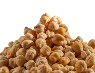 Chickpea or chick pea Cicer arietinum annual legume for cooking hummus. Garbanzo beans seeds for nutrient-dense healthy vegetarian food