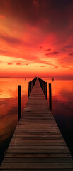 Obraz premium Sunset - Smartphone Hintergrund Format 9:21