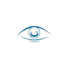 Creative Eye Concept Logo Design Template
