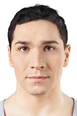 Obraz premium Different beautiful expressions of male face