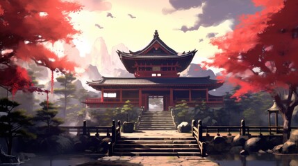 Game Art Anime Background Wallpaper