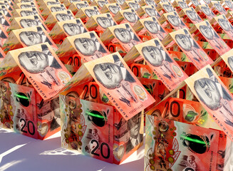 Australia Dollar Banknote Houses Collection