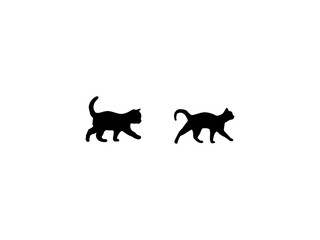 Cat silhouette vector. Cat vector art, icon, and vector images.