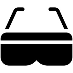 Glasses icon, Marathon related vector