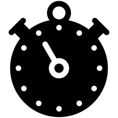 Stopwatch icon, Marathon related vector