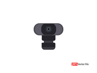  web camera icon. Design Template, security camera icons, video surveillance, cctv sign set, Minimal Web camera vector on a white background. Vector illustration.