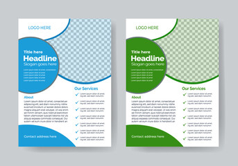 Corporate business Flyer Template Layout Background Design