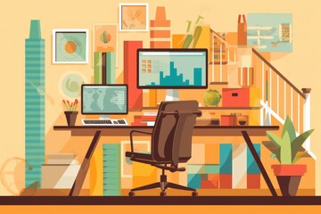 Fototapeta premium Digital Wealth: Unlocking the Potential of Online Earnings