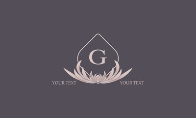 Fototapeta premium Creative letter G logo design. Monogram, business, real estate logo, company emblem.