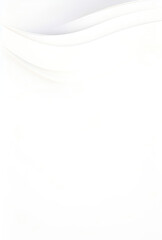 White and gray color tone smooth wavy curvy lines abstract background with copyspace.