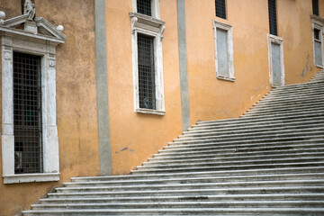 Fototapeta na wymiar campidoglio - Capitol Hill - Rome - Italy