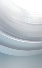 White and gray color tone smooth wavy curvy lines abstract background.