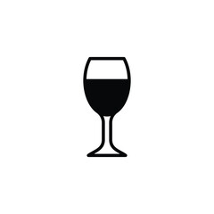 Wine icon design with white background stock illustration