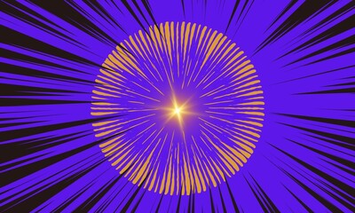 abstract background with rays