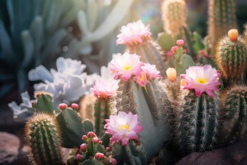 Blooming Cactus Plants