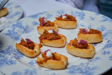 bocadillo, pan, salado, sabroso, pescado, tosta, tostada