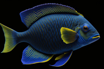 Underwater fish photography, generative ai