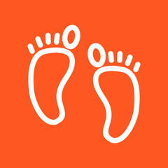 foot print icon