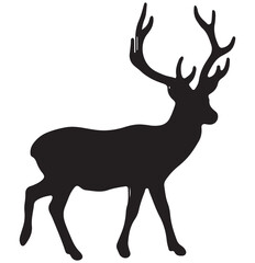 silhouette of Elk