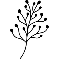 Line Art Plant