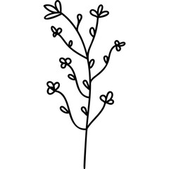 Line Art Plant