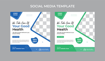 Obraz premium Social Media Template