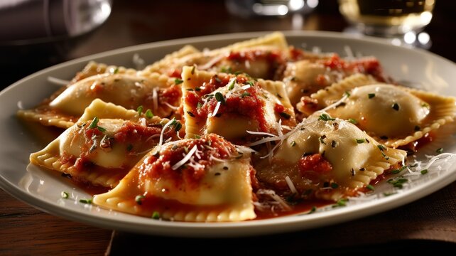 Savory Delights: Ravioli Extravaganza
