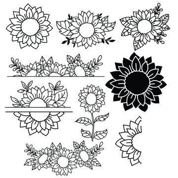 Sunflowers drawing, Sunflower bouquets, Floral decoration, Flowers, Floral