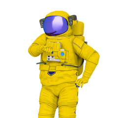 astronaut is waiting for