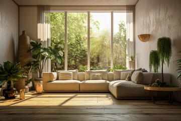 Natural light streaming through a window, creating a serene and uplifting atmosphere.