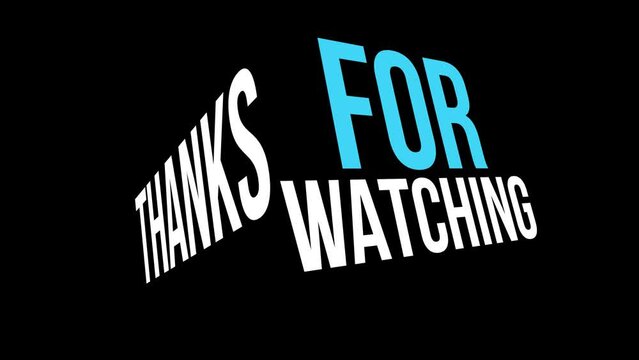 thanks for watching for youtube ending scane