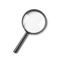 Magnifier isolated on white background