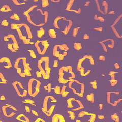 Brushes Print. Pastel Agate Art. Animal Print