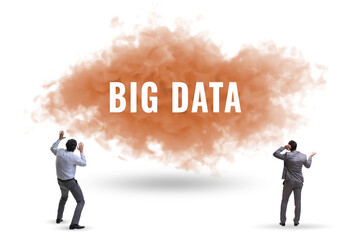 Fototapeta premium Big data concept with business people