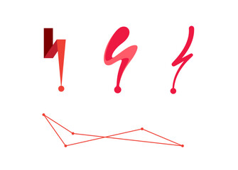 Sleek and Cutting-Edge Red Laser Logos, Enhance Your Brand's Visual Impact with Trendsetting Design Concepts