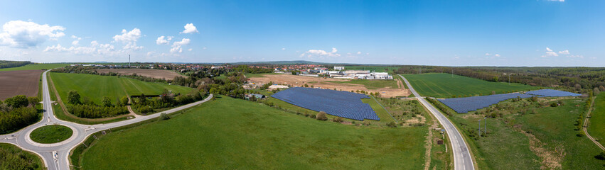 Fototapeta na wymiar PV Anlage Sonnenenergie