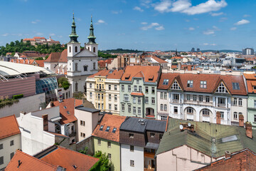 Obraz premium Brno, Czech Republic cityscape