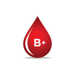 Blood Group, Blood Type Medical Icon Vector