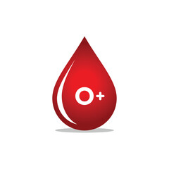 Blood Group, Blood Type Medical Icon Vector