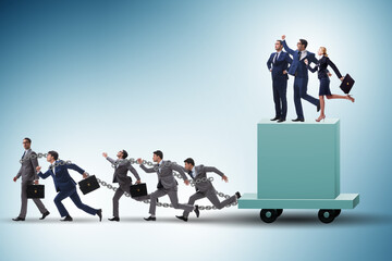 Concept of bossy autocratoc leadership