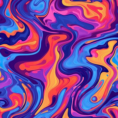 Obraz premium Fluid texture, colourful abstract paint, mix colors, abstract background.