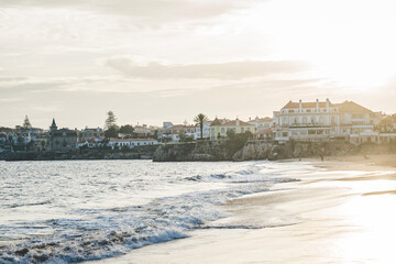 The Albatroz Hotel on the coast of Cascais, Portugal with the nice view