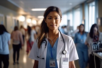 Portrait of a doctor - Illustration created with generative ai