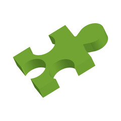 Fototapeta premium Puzzle icon