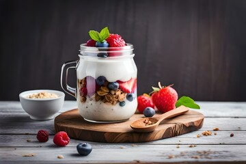 Berry Bliss: A Yogurt Delight