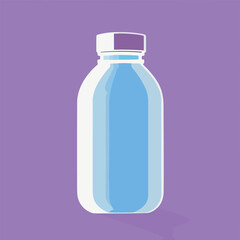 Vector illustration of Reusable Water Bottle